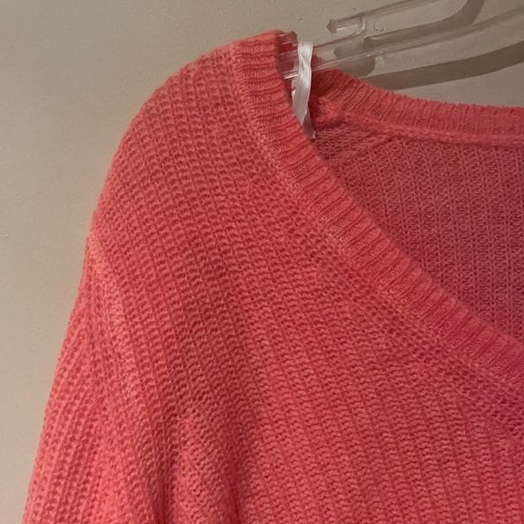 Line. Nala v-neck pure Cashmere sweater extra small coral - Picture 4 of 6